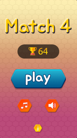 Match4 HTML5 web game puzzle