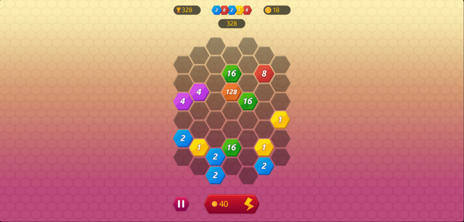 Match4 HTML5 web game puzzle