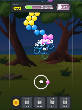 Bubble Shooter HTML5 game