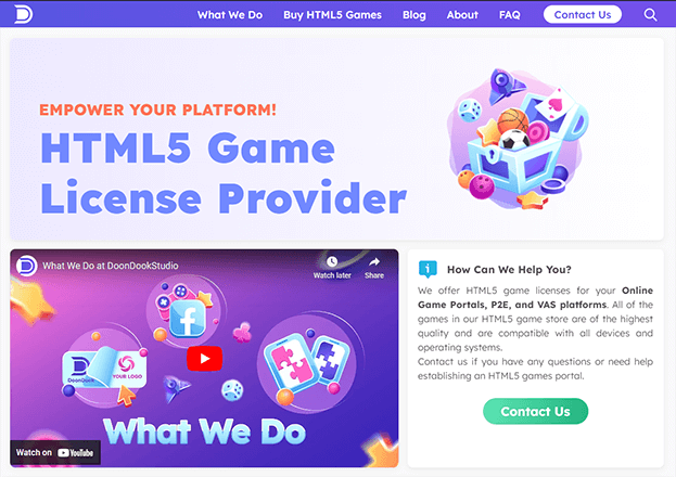 HTML5 game license