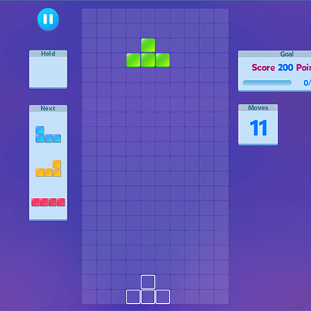 Tetra Blocks - HTML5 Puzzle Game